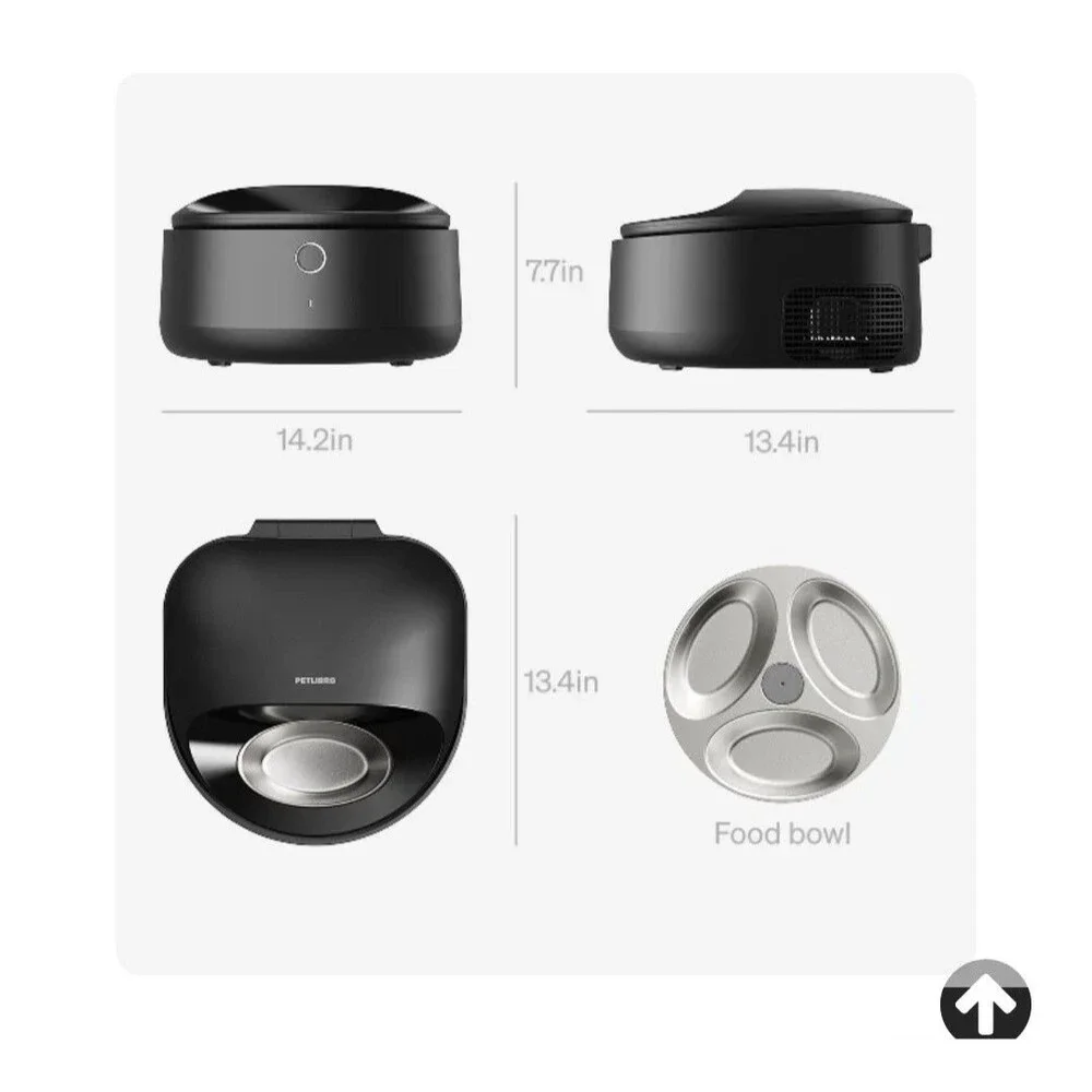 2x STEEL PLATES BUNDLE- PETLIBRO POLAR PLAF109 SMART WET FOOD CAT PET FEEDER